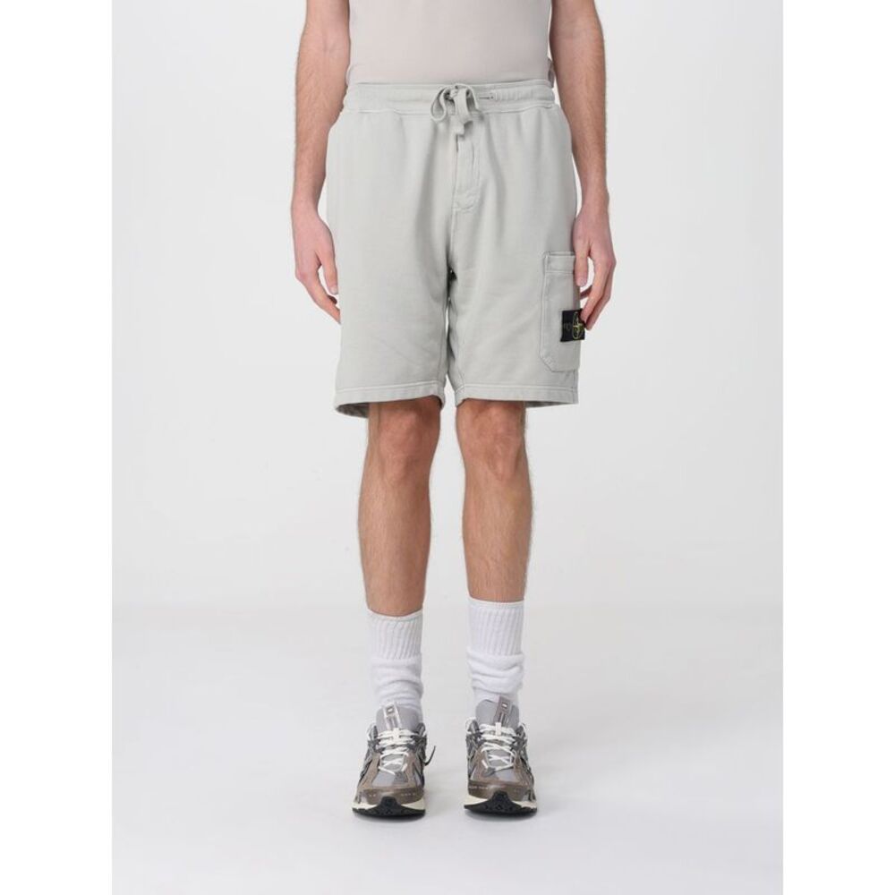 Stone Island Men Cotton Jogging Shorts Stone Island